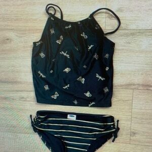 Kids Swim Set with Dragonfly Print